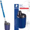 STAEDTLER Mars Lead Pointer - Precision Mechanical Pencil Sharpener with Auto-Stop for 2mm Pencils - Rotary Action with Dust Wiper & Adjustable Cone (1 Pack)