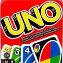 Mattel Games UNO Card Game for Kid, Adult & Family Nights & Parties, Travel & Vacations, Color Blind Accessible & Customizable Deck 