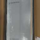 KOCUUY Black Rectangle Mirror, 20" x 48" Metal Frame Mirror with Rounded Corner, Classic Design of Upgraded Shatterproof Glass for Bathroom, Bedroom, Living Room, Entryway