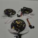 3 Packs Halloween Decorations Outdoor, Hanging Ghosts String Lights Halloween Decor, Spooky Cute Glowing Ghost Witch Hat Lights 3 Modes for Patio Yard Front Porch Tree House Party(18 Batteries)