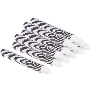 PATIKIL Lumber Marking Crayons, 12 Pack 4"x0.55" Hex Wax Tire Marker Drawing Crayons for Wood, Glass, Ceramics, Cartons, Cloth, Stone, White
