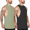 Muscle Killer Men's Muscle Cut Off Gym Workout Stringer Tank Tops Bodybuilding Fitness T-Shirts 1/2/3 Pack XL