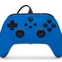 PowerA Symmetric Wired Controller for Xbox Series X|S - Blue, Officially licensed, Inline Thumbstick Layout, Windows 10/11 compatible, Dual Rumble Motors, Impulse Triggers, 3.5 mm Audio Jack