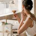 Martini Candle Gifts for Women,The Ideal Martini Gifts Soy Wax Candle for HomeBedroom,Home Decor for Mother,Coffee Bar Scented for Christmas Birthday, HalloweenHighly Scented & Long Lasting (one pack)