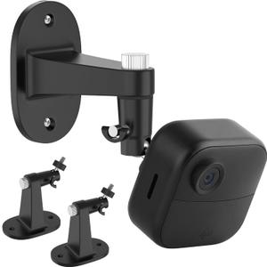 No Drill Blink Camera Mount, 360 Adjustable Outdoor Wall Mount for Blink Outdoor 4 (4th Gen)/(3rd Gen)/Blink Mini/Mini 2, Indoor Mounting Bracket for Blink Camera - 2Pack