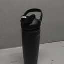Owala FreeSip Sway Insulated Stainless Steel Water Bottle with Two-Way Spout, Built-In Straw and Bucket Handle, Made for Travel, School, and Sports, 30oz, BPA Free, Leak Proof, Very, Very Dark