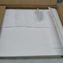 5 Pcs Wire Rack Covers 29x16x3 inch PVC Pantry Shelf Cover 0.31 inch Thick Removable Closet Wire Rack Shelf Covers,Decoration Kitchen Bathroom Office Shelving(Light Luxury White,29x16x3inch)