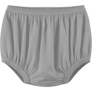 Adult Diaper Cover for Incontinence Noiseless Leak-Protection Underwear Plastic Pants Over Diapers Waterproof Rubber Pants(Gray, X-Small)