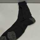 Amazon Essentials Men's Cotton Breathable Cushioned Performance Work Crew Socks, 4 Pairs
, black, size 13-15