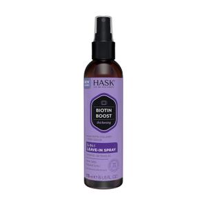 HASK Thickening BIOTIN 5-in-1 Leave In Conditioner Spray for all hair types, color safe, gluten free, sulfate free, paraben free - 6 Fl Oz
