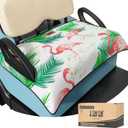 10L0L Universal Golf Cart Seat Covers/Seat Blanket for EZGO TXT/RXV & Club Car DS/Precedent, Breathable Seat Towel/Seat Cushions with Non-Slip Backing, All-Season Comfort (Not for Yamaha)