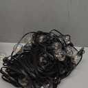 Brightown LED Outdoor String Light, 100 Feet Patio Lights with 52 Edison Shatterproof Bulbs(2 Spare), UL Listed Waterproof Outside Lights for Backyard Balcony Party Xmas Decor, E12 Base, Connectable