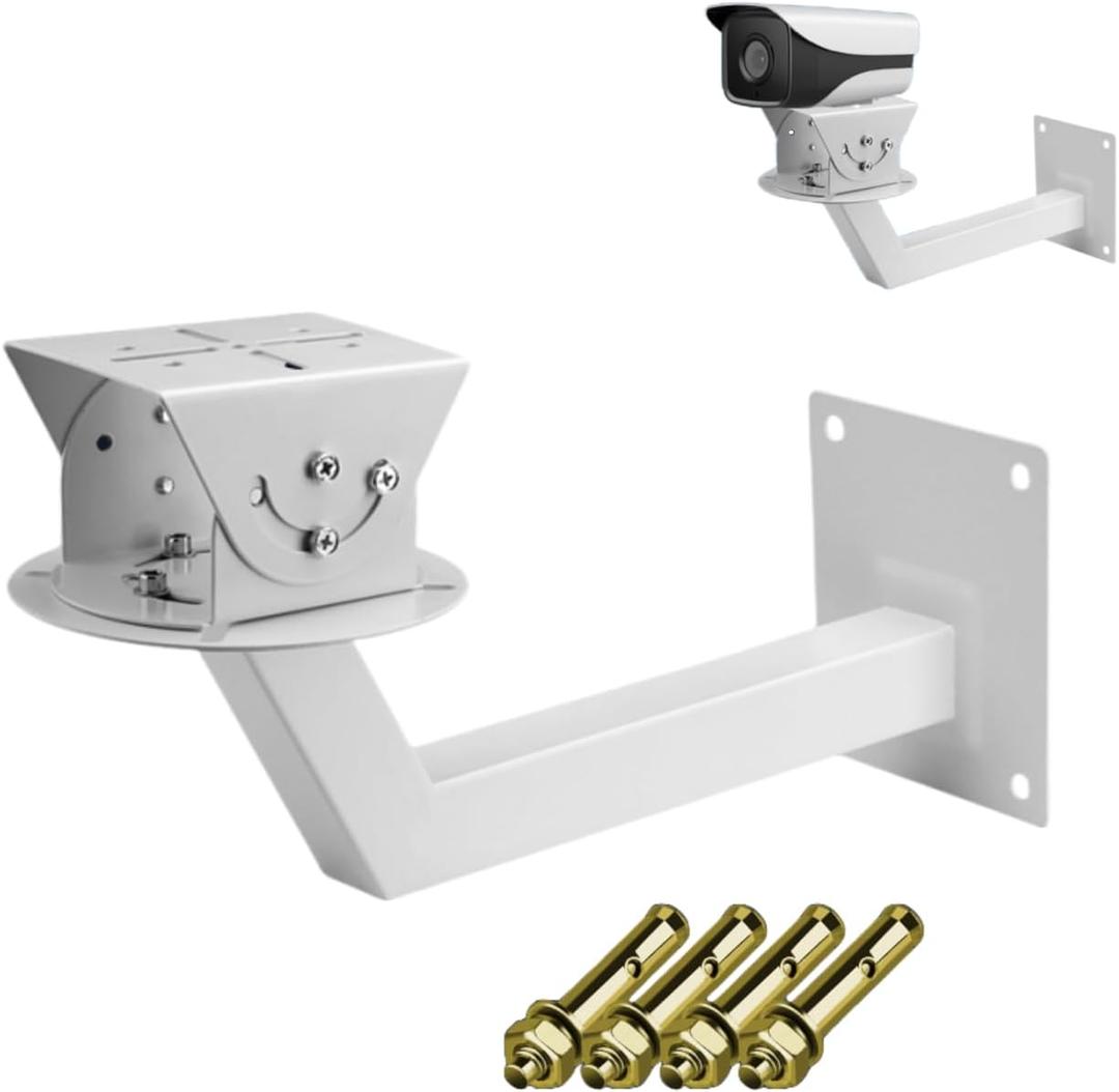 16" CCTV Heavy Duty Security Camera Mount Bracket, Adjustable Universal Camera Wall Mounting Bracket for CCTV Security Camera/I Mount/Dome Camera/IP Camera