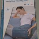 Comfytemp Weighted Heating Pad for Back & Period, FSA Eligible Electric Heat Pad, Valentines Day Birthday Gifts for Dad Men Him, 2.2 lb HSA Approved Neck Shoulder Heated Pad, 2H Auto-Off, 12x24, Gray