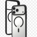 Clear Black Phone Case