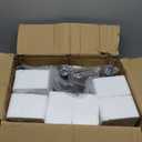 MOKATNG Bathroom Light Fixtures, 3-Light Coastal Vanity Lights with Crystal Glass Shade, Black Bathroom Wall Lamp for Mirror Kitchen Hallway Cabinet