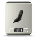 Food Scale, 11lb Kitchen Scale with 6 Units Tare Function & LCD Display, 0.05oz/1g Stainless Steel Digital Food Scale Grams and Ounces for Baking, Cooking, Dieting and Meal Prep (Batteries Included)