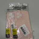 Pack Of 2 Paletatb Compatible with iPhone 13 Pro 6.1 Inches Case, Ultra-Thin Soft Liquid Silicone Shock Resistant Fashion Mobile Phone Cover Designed for Men and Women(Pink)