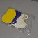 Blue and Yellow Balloons, 60pcs 12 Inch Royal Blue Yellow White Balloon with Confetti Balloons for Wedding Graduation Baby Shower Birthday Party Decorations