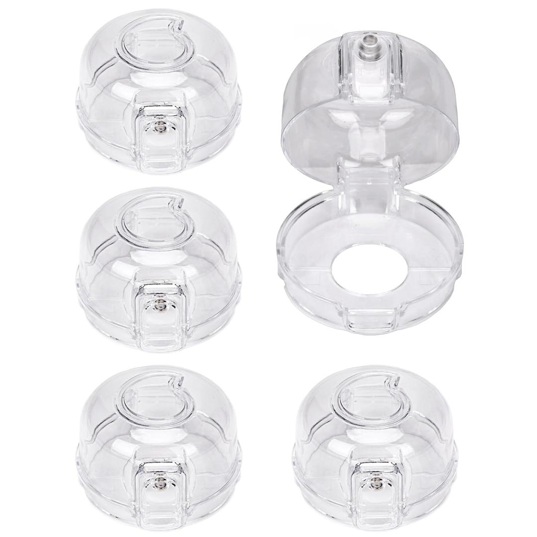 Universal Stove Knob Covers for Child Safety  Enhanced Double-Lock Protection, Clear Design for Easy Monitoring  Baby & Pet Proof Gas Stove and Oven Knob Covers (undefined)