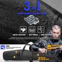 RAVOINCC Rifle Case Soft Shotgun Cases - Water Resistant Gun Carry Bag for Scoped Rifles with 3 Accessory Pockets Adjustable Shoulder Strap 46 Inch