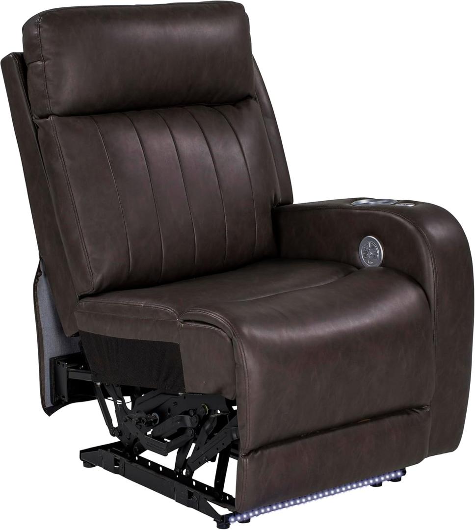 Thomas Payne Seismic Series Luxury RV Theater Seating Recliner - Left Hand Configuration, Millbrae  Remote Control Power Recline, Massage and Lumbar  Power Port Accessory Compatible  2020129321