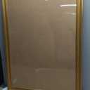 GULETHUN 19.7x27.6 Frame, Transitional Modern Design Picture Frames, Rustic Poster Frame for Home Decor, Gold Vintage Photo Frame, Horizontal or Vertical Display, Choose Size & Color