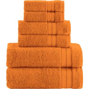 6 PIECE SET POPCORN -TEXTUREF BATH ENSEMBLE, 2 BATH TOWELS 27X54, 2 BATH TOWELS 16X26, 2 BATH TOWELS 13X13