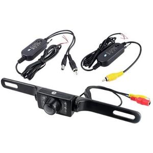 BW 2.4G Wireless Car License Mount Rear View Backup Camera 7 IR LED Night Vision with Transmitter & Receiver (Waterproof Ip67 / Color Cmos / 135 Degree Viewing Angle/Distance Scale Line)