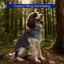 FUAMEY Dog Fleece Jacket for Small Dogs,Dog Winter Vest Lightweight Dogs Coat Pullover Breathable Pet Turtleneck Jackets Windproof Water Resistant Vests Warm Puppy Snowsuit Brown S (Grey)