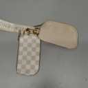 Local Girl Dual Wristlet in Khaki Checker