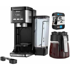 Ninja CFP105 DualBrew Hot & Iced Coffee Maker Black, Bundle with 2 YR CPS Enhanced Protection Pack