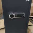 Tenamic Deluxe Biometric Fingerprint Safe Box Smart Touch Screen Fireproof Safe for Home Office Hotel 5.1 Cubic Feet