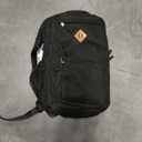 ZORFIN 26L Black Backpack for College, and Travel: Water Resistant Bookbag