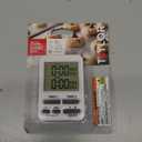 Taylor Dual Event Digital Timer w/Clock, White