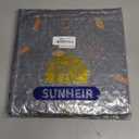 Sunheir 2 Pack Washable Guinea Pig Pee Pads, 24" x 48" Waterproof Reusable Guinea Pig Cage Liners, Absorbent Bedding Training Mat for Small Animal Guinea Pigs Rabbit Bunny Hamster (Leaves - Deep Grey)