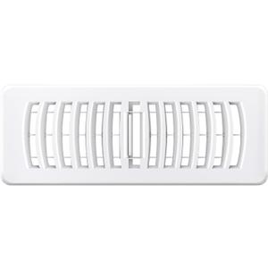 Floor Regsiter 3x10, Walkable Floor Vent Cover for Home Floor Wall Ceiling, Quiet Easy Adjust Air Supply Lever Register Grilles-White