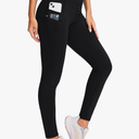 G Gradual Women's Fleece Lined Winter Leggings with Pockets Water Resistant High Waisted Thermal Warm Pants Running Hiking (XL)