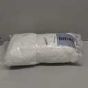 Lotus Karen Faux Fur Throw Blanket Cream White - Big Bubble Rabbit Fluff Blanket for Couch, Small Fluffy Fuzzy Cozy Blanket, Thick Furry Plush Shaggy Blankets, 50x60 Inches