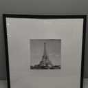 eletecpro 16x16 Picture Frame Set of 6, Display 4x4 with Mat, Black