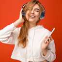 Maxell Active Noise Cancellation Headphone Detachable Boom Mic & Built-in Mic - Immersive Sound with Bluetooth ANC Headphones, 20dB Noise Reduction, 40mm High-Fidelity Drivers, 10-Hour Playtime