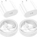 2Pack 20W USB C Charger for iPad Pro 13/12.9/11 inch, iPad A16/10th Generation, iPad Air 11/13 inch/5th/4th, iPad mini 6th/7th, iPad Charger Fast Charging Block with 6.6ft USB C to C Charger Cable