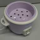 AROMA CoreCoat Rice Cooker with Pop-Up Food Steaming Basket (4 Cups Cooked, 2 Cups Uncooked, 1 Qt) (Lilac)