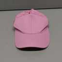 Ponytail Baseball Cap for Women - Washed Vintage High Bun Pony Embroidered Adjustable Baseball Caps with Ponytail Hole (One Size, Pink)