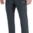 clothin Mens Workout Athletic Pants Elastic-Waist Drawstring Pants for Sport Exercise Travel,Quick-Dry,Stretchy (31W x 32L, Grey)