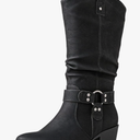 GLOBALWIN Women's Knee High Cowgirl Boots Fashion Dressy Cowboy Boots For Women 6