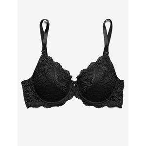 Women's Black Lace Bra, 36 D 