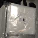 Mattress Vacuum Bag for Moving, Vacuum Seal Mattress Bag for Memory Foam or Inner Spring Mattresses, Compression and Storage for Returns, Leakproof Valve and Double Zip Seal (Queen/Full/Full-XL) (Clear)