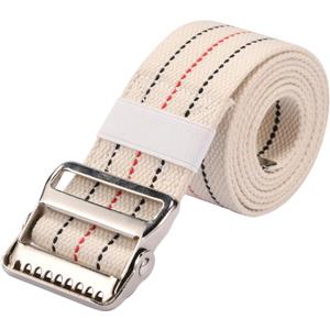 Transfer and Gait Belt with Metal Buckle - 60 Inch, Standing and Transfer Walking Assist Aid for Seniors, Elderly Patients, Caregiver, Nurse, Therapist (1 PCS)