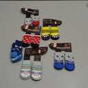 Sadnyy 24 Pcs Dog Socks for Small Medium Large Non Slip Pet Puppy Dog Socks Paw Protectors Outdoor Traction Control for Hot Pavement Hardwood Floor Protection, 6 Styles(Medium)